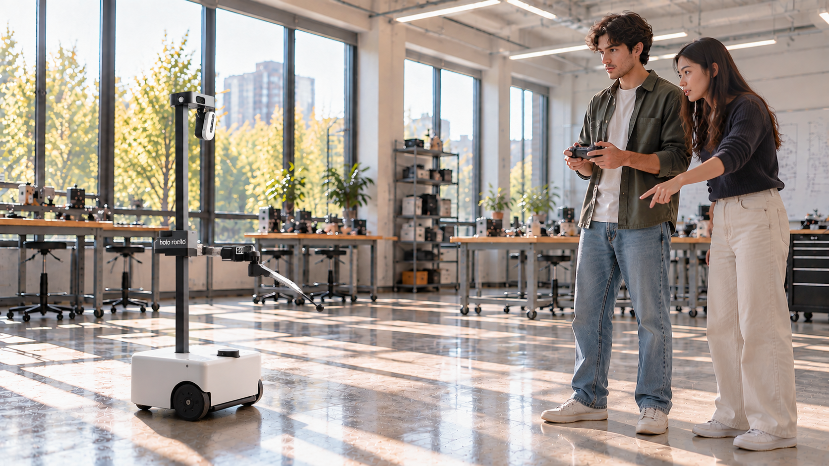 Lab collaboration with Stretch robot